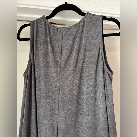 Wishlist Charcoal Grey Swing Aline Mini Cotton Dress - Picture 6 of 7
